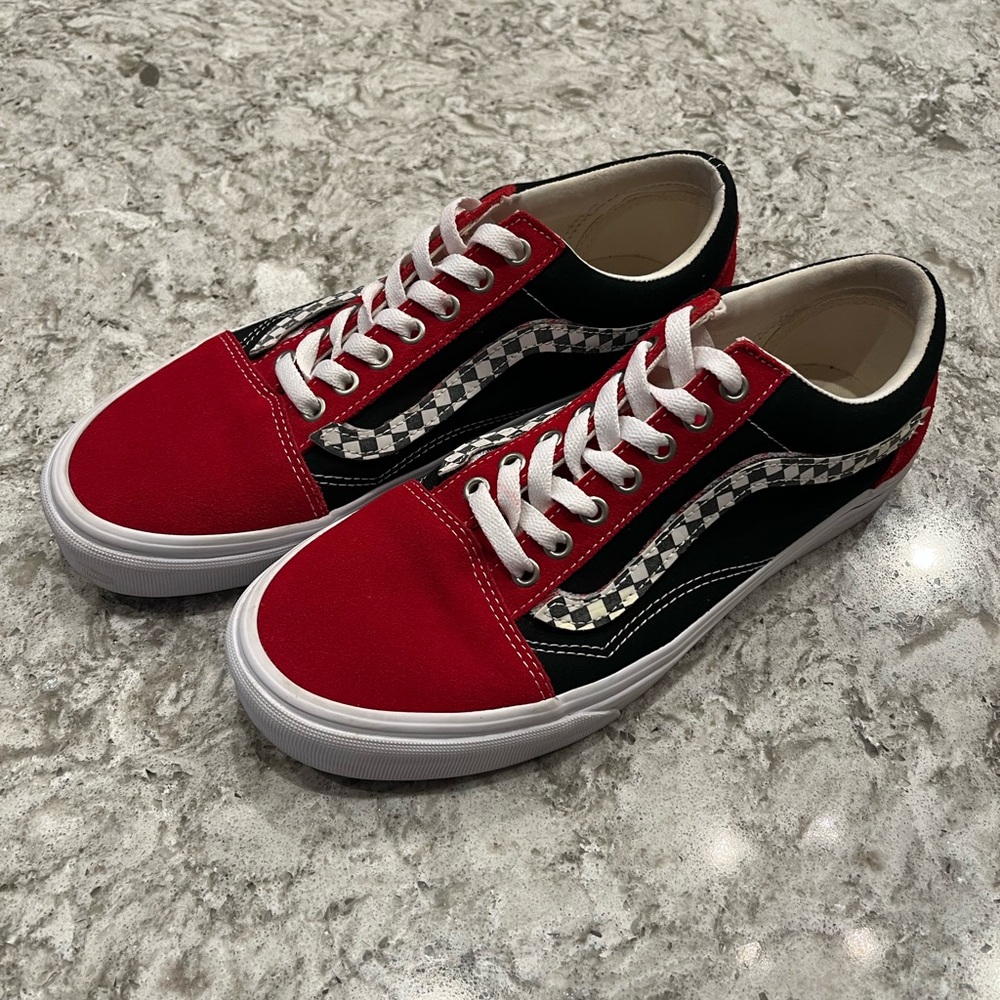 Vans Red Old Skool Shoes